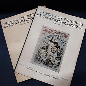 BOLETIN DEL INSTITUTO DE INVESTIGACIONES BIBLIOGRAFICAS. Año 1970. Enero-Junio-Julio-Diciembre. A...