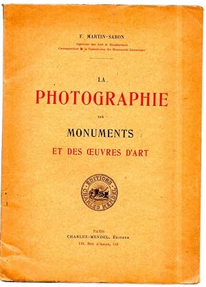 Imagen del vendedor de LA PHOTOGRAPHIE DES MONUMENTS ET DES OEUVRES D'ART a la venta por Invito alla Lettura