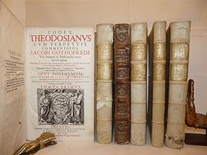 Codex Theodosianus cum perpetuis commentariis Iacobi Gothofredi . Præmittuntur chronologia accura...