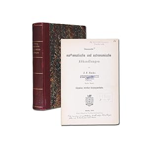 Bild des Verkufers fr Gesammelte mathematische und astronomische Abhandlungen. 3 Teile in 1 Band. zum Verkauf von Antiquariat Gerhard Gruber