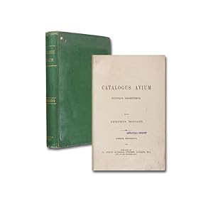 Bild des Verkufers fr Catalogus avium hucusque descriptorum. zum Verkauf von Antiquariat Gerhard Gruber