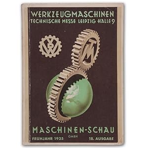Technische Messe Leipzig, Frühjahr 1935, Halle 9, Ausstellungsgelände. Maschinen-Schau GmbH.