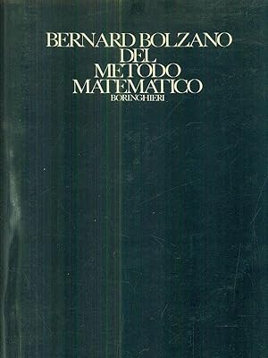 Bild des Verkufers fr Del metodo matematico zum Verkauf von Librodifaccia