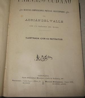 Bild des Verkufers fr Parnaso cubano: selectas composiciones poticas zum Verkauf von Librera Monte Sarmiento