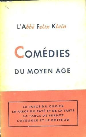 Seller image for COMEDIES DU MOYEN AGE for sale by Le-Livre