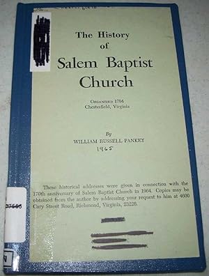 Seller image for The History of Salem Baptist Church (Virginia) for sale by Easy Chair Books