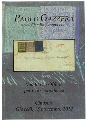 PAOLO GAZZERA. Vendita su Offerta Autunno 2012.: