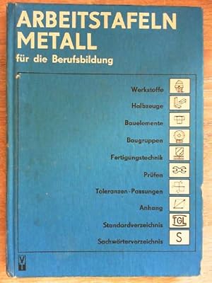 Arbeitstafeln Metall für die Berufsbildung