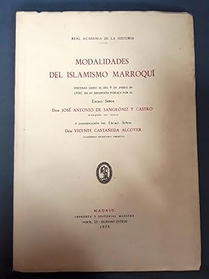 Imagen del vendedor de MODALIDADES DEL ISLAMISMO MARROQUI. Discurso a la venta por Itziar Arranz Libros & Dribaslibros