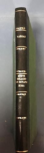 BREVE RELACION EN OCTAVA RIMA DE LA JORNADA QUE HA HECHO EL DUQUE DE ALBA DESDE ESPAÑA HASTA FLANDES