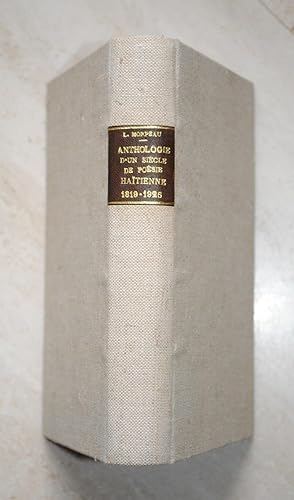 Anthologie dun siècle de poésie Haïtienne 1817-1925.