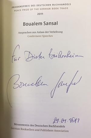 Friedenspreis des Deutschen Buchhandels 2011. Ansprachen aus Anlass der Verleihung des Friedenspr...