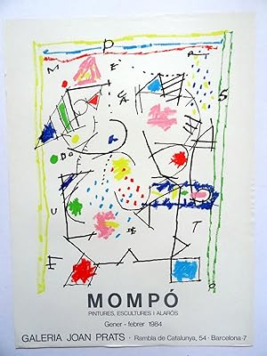 Poster Affiche Plakat - Mompó 1984 Joan Prats