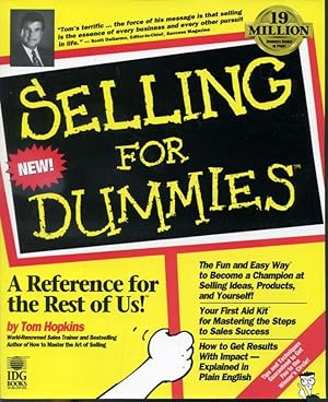 Imagen del vendedor de Selling For Dummies a la venta por Librairie Le Nord