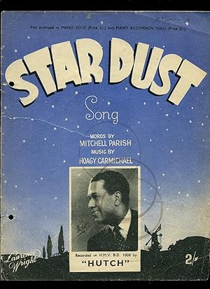 Seller image for Star Dust | Song from Hutch [Vintage Piano Sheet Music] for sale by Little Stour Books PBFA Member