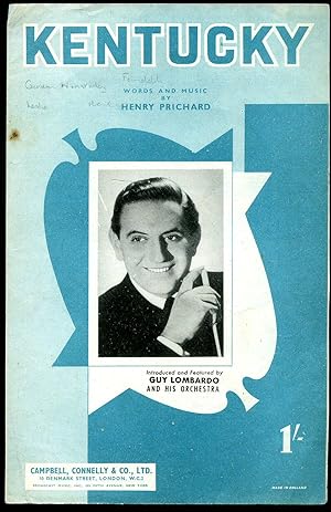 Seller image for Kentucky | As Performed By Guy Lombardo and His Royal Canadians [Vintage Piano Sheet Music] for sale by Little Stour Books PBFA Member