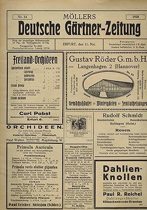 Möllers Deutsche Gärtner-Zeitung 43.Jahrgang 1928, Heft 14