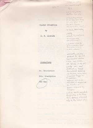 [Script of six early Pinter sketches]