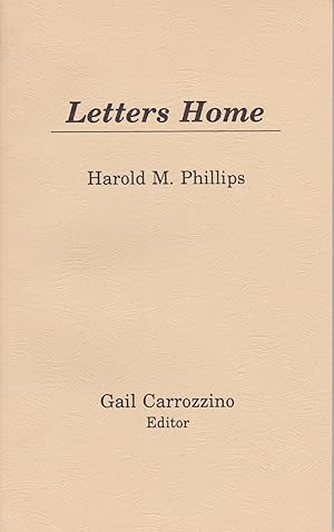 Letters Home [proof from an edition of 10 copies]
