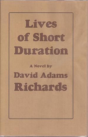 Lives of Short Duration [cloth issue]