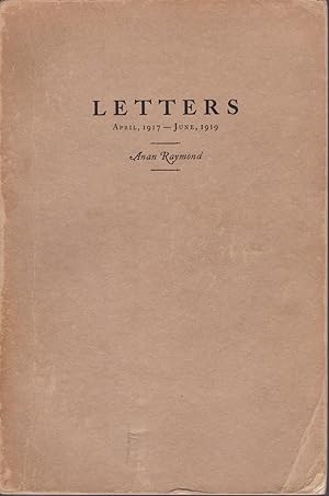 Letters / April 1917 / June 1919 [inscribed]