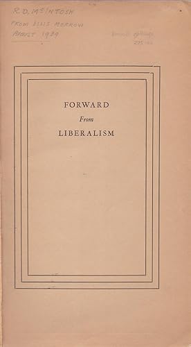 Forward from Liberalism [proof copy]