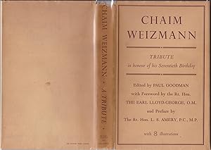 Chaim Weizmann: A Tribute on his Seventieth Birthday [complimentary copy]