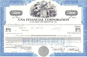 Imagen del vendedor de CNA Financial Corporation. a la venta por Antiquariat Gallus / Dr. P. Adelsberger