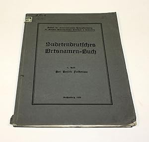 Sudetendeutsches Ortsnamen-Buch. 4. Heft: Der Bezirk Falkenau.