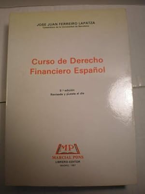 Immagine del venditore per Curso de Derecho Financiero Espaol venduto da Librera Antonio Azorn