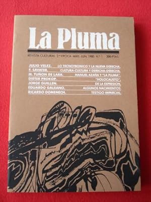 LA PLUMA. Revista Cultural. 2ª época. Mayo-Junio, 1980. Nº 1