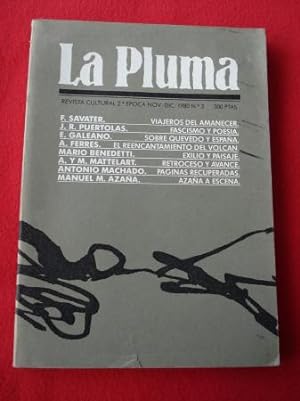LA PLUMA. Revista Cultural. 2ª época. Noviembre-Diciembre, 1980. Nº 3