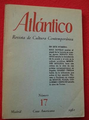 Image du vendeur pour ATLNTICO. Revista de Cultura Contempornea. Nmero 17, 1961. Casa Americana - Madrid mis en vente par GALLAECIA LIBROS