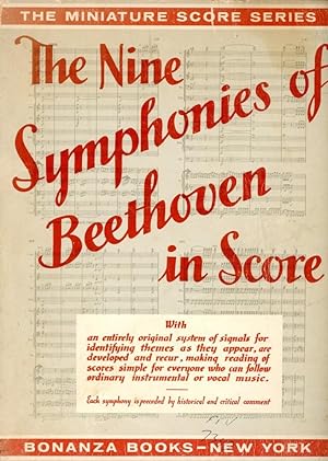 Image du vendeur pour THE NINE SYMPHONIES OF BEETHOVEN IN SCORE : The Miniature Score Series mis en vente par 100POCKETS