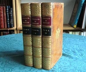 Les Chroniques de Sire Jean Froissart. 3 volumes.