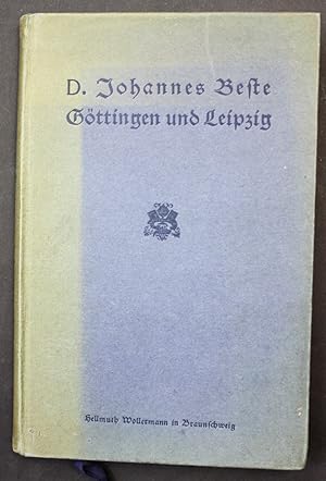 Seller image for Gttingen und Leipzig. Universittserinnerungen. for sale by Antiquariat Steffen Vlkel GmbH