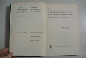 Chemie in flüssigem Distickstofftetroxid und Schwefeldioxid. Chemistry in Liquid Dinitrogen Tetro...