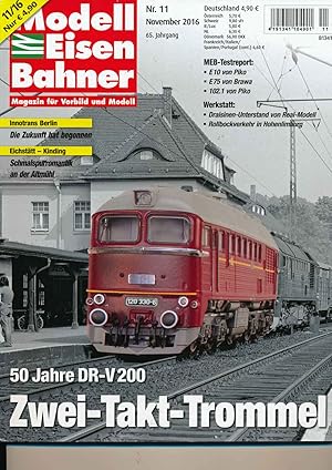 Seller image for Modelleisenbahner. Magazin fr Vorbild und Modell. hier: Heft 11/2016 (November 2016). for sale by Versandantiquariat  Rainer Wlfel