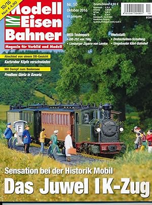 Seller image for Modelleisenbahner. Magazin fr Vorbild und Modell. hier: Heft 10/2016 (Oktober 2016). for sale by Versandantiquariat  Rainer Wlfel