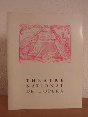 Imagen del vendedor de Thatre national de l'opera. Thatres lyriques nationaux. Saison 1963 - 1964. Programme a la venta por Antiquariat Weber