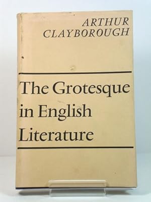 Seller image for The Grotesque in English Literature for sale by PsychoBabel & Skoob Books