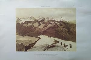 Le Mont Blanc et la Chaine des Aiguilles Rouges. Vue prise du sommet du Buet (Dep.t de la H. Te S...
