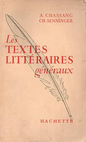 Image du vendeur pour Les textes litteraires generaux mis en vente par JP Livres