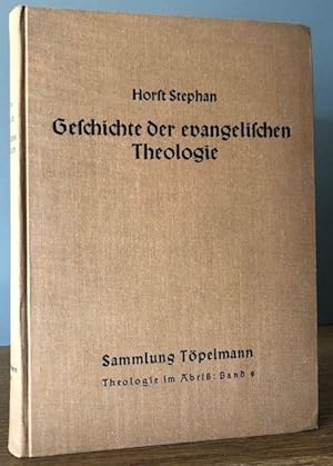 Bild des Verkufers fr Geschichte der evangelischen Theologie seit dem Deutschen Idealismus. zum Verkauf von Antiquariat Lohmann