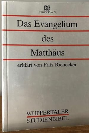 Bild des Verkäufers für Das Evangelium des Matthäus. zum Verkauf von Antiquariat Lohmann