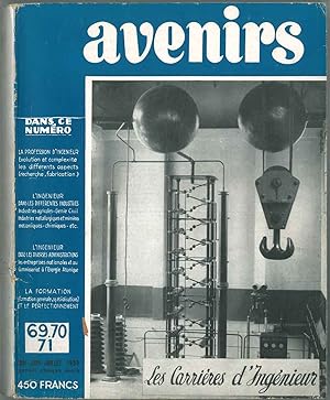 Les carrières d'Ingénieur. Avenirs, revue mensuelle, mai-juin-juillet 1955