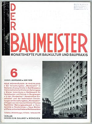 Der Baumeister - Heft 6, 1939