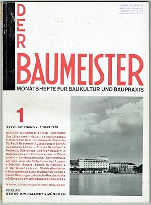 Der Baumeister - Heft 1, 1939