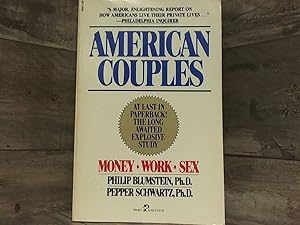 Imagen del vendedor de American Couples: Money-Work-Sex a la venta por Archives Books inc.