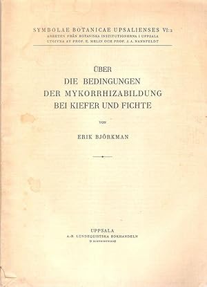 Seller image for ber die Bedingungen der Mykorrhizabildung bei Kiefer und Fichte. (Symbole botanicae Upsalienses ; 6, 2). for sale by Brbel Hoffmann